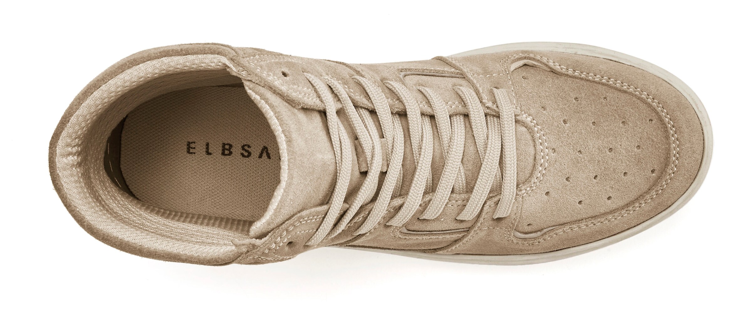 Baskets hautes Elbsand en beige