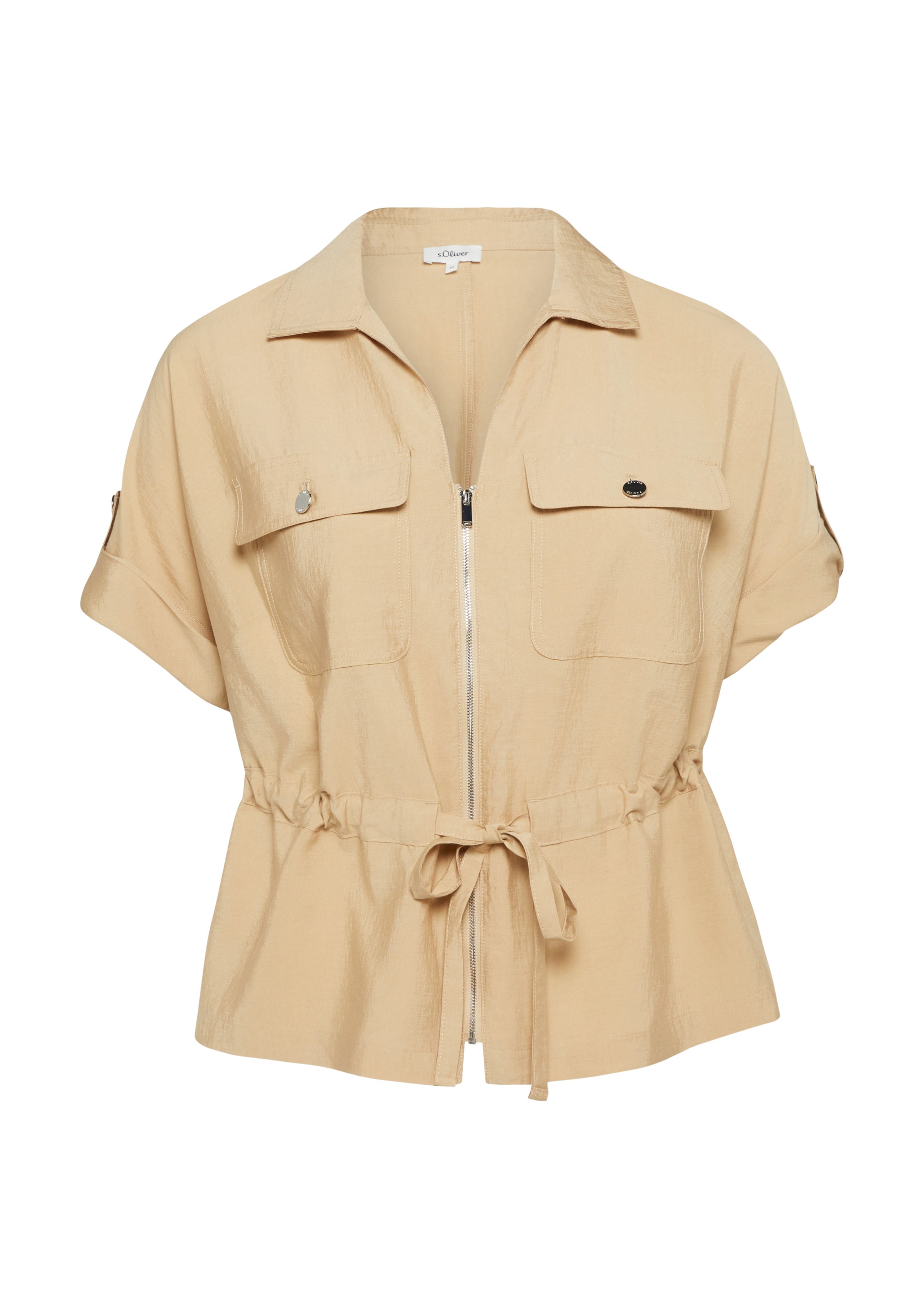 s.Oliver Tussenjas in Beige: voorkant