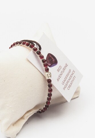 Samapura Jewelry Bracelet 'Aventurin' in Red