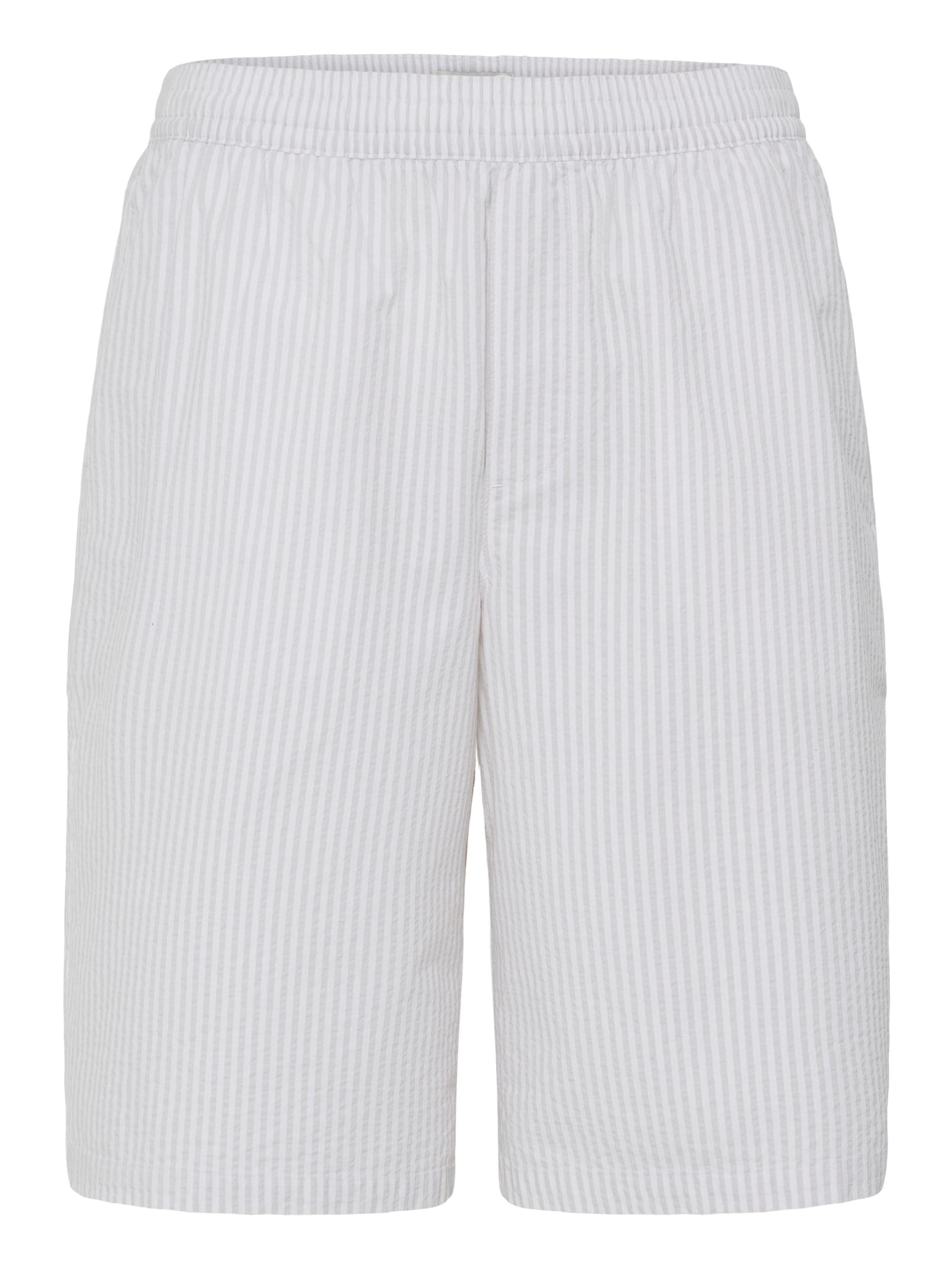 Pantalon chino ' CFJaevon Striped ' Casual Friday en gris : devant