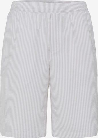 Loosefit Pantalon chino ' CFJaevon Striped ' Casual Friday en gris : devant