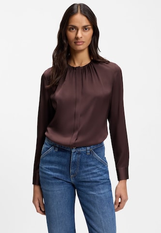 BOSS Blouse 'Banorah' in Brown
