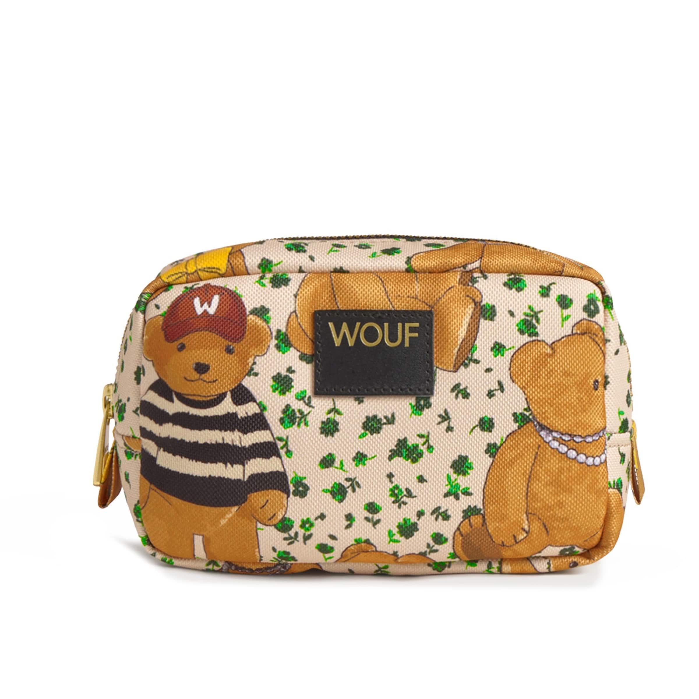 Trousses de toilette 'Lucky' Wouf en beige : devant