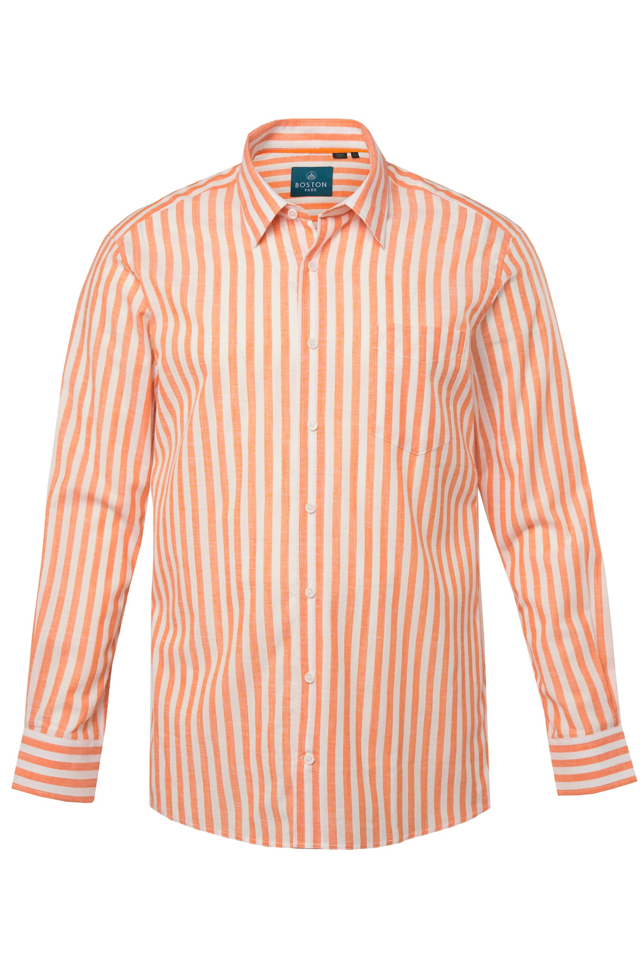 Boston Park Overhemd in Oranje: voorkant