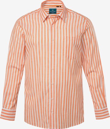 Coupe regular Chemise Boston Park en orange : devant