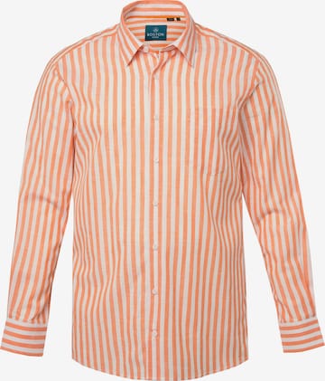 Boston Park Regular Fit Hemd in Orange: predná strana