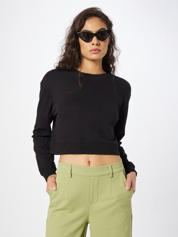 Monki Sweatshirt in Schwarz: Vorderseite