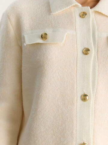 Bianco Lucci Strickjacke in Beige