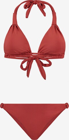 Shiwi Triangle Bikini 'BIBI' in Red: front