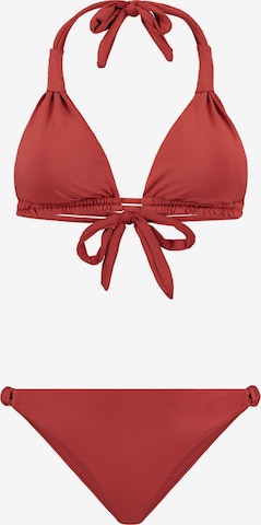 Bikini 'BIBI' Shiwi en rouge : devant