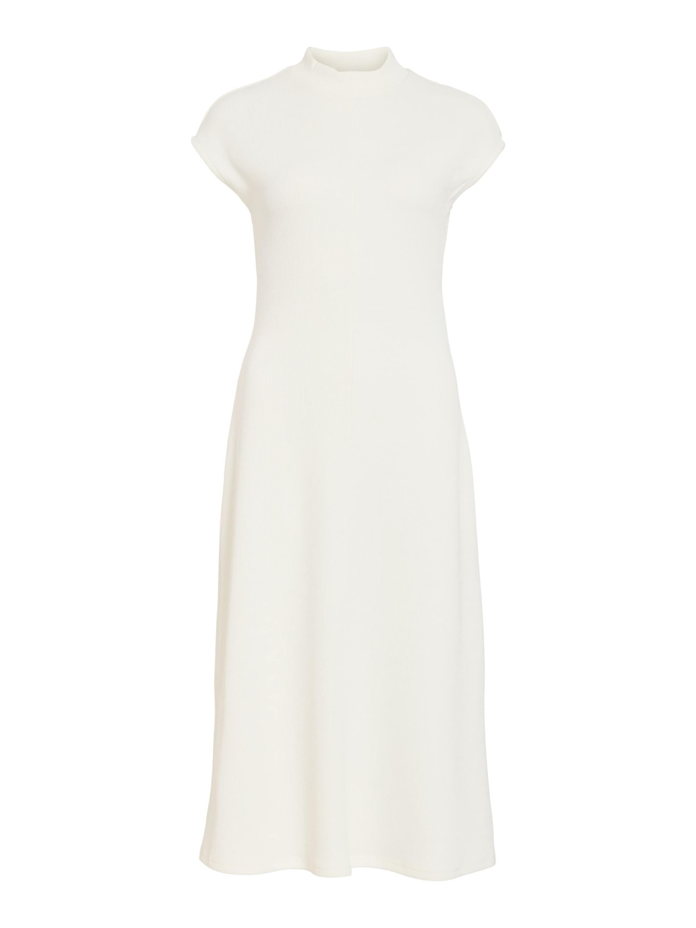 VILA Strikkjole 'VIRaffi' i beige: forside