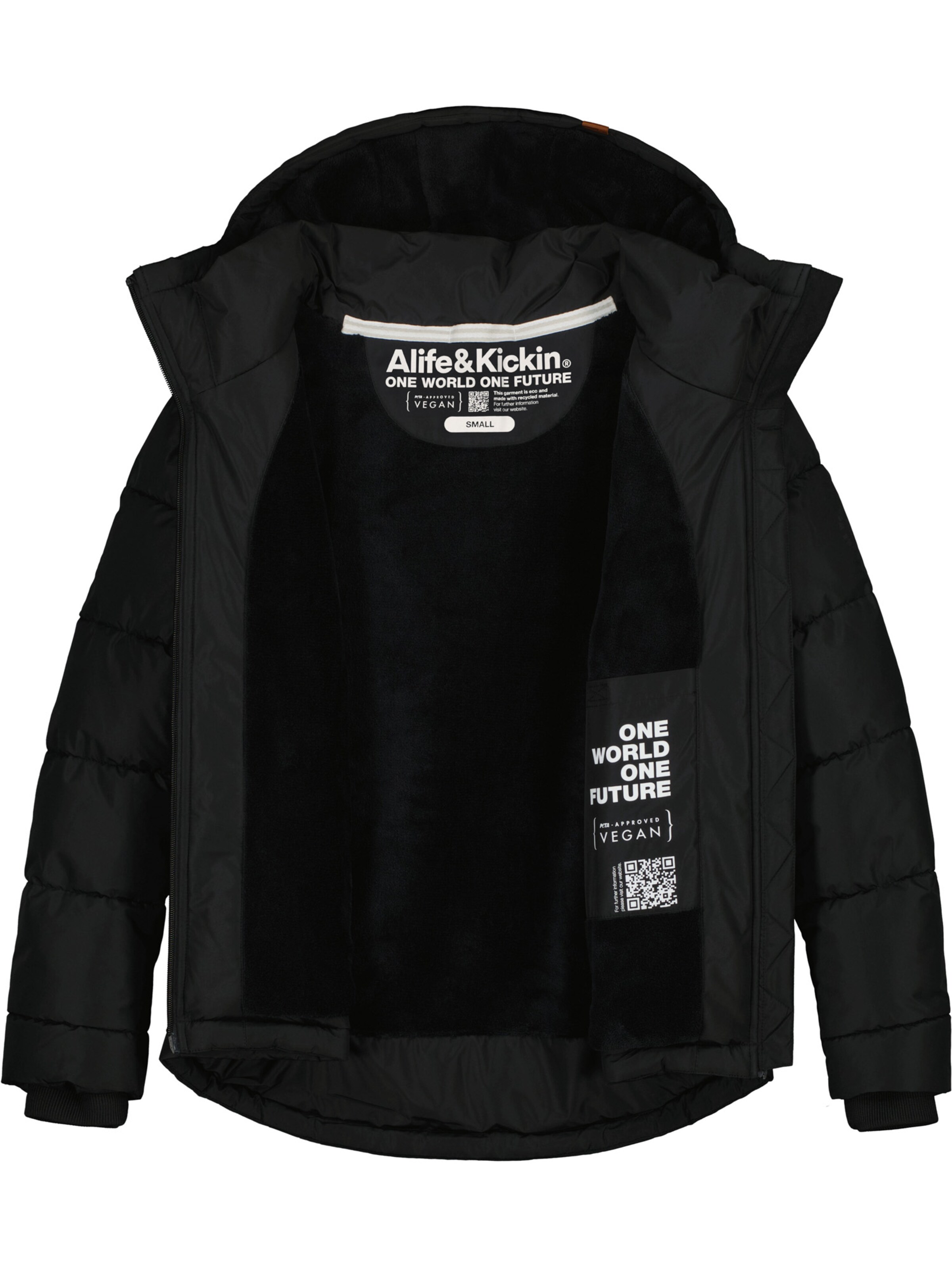 alife & kickin Jacke 'JuanaAK' in Schwarz