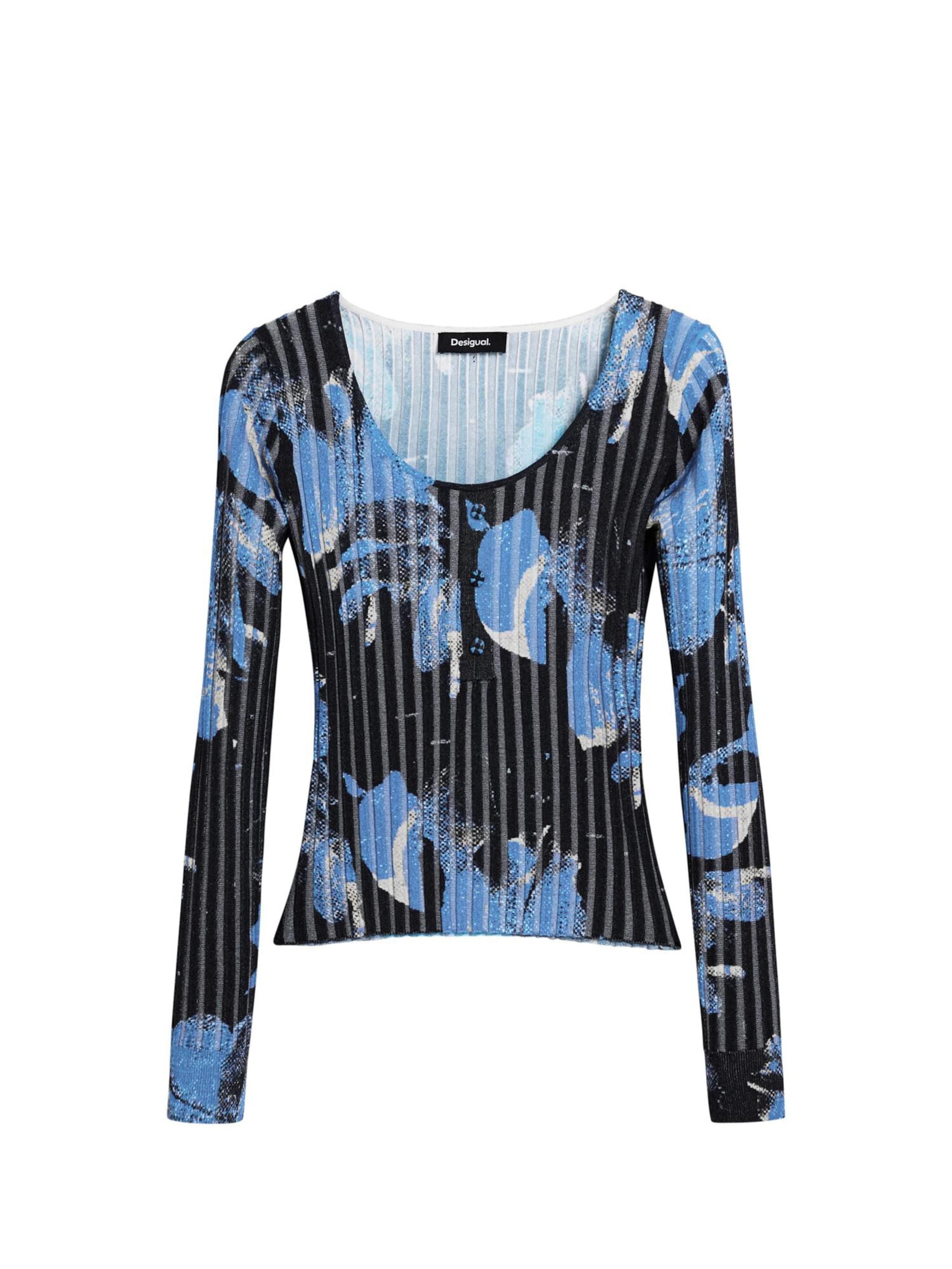 Desigual Pullover in Blau: Vorderseite