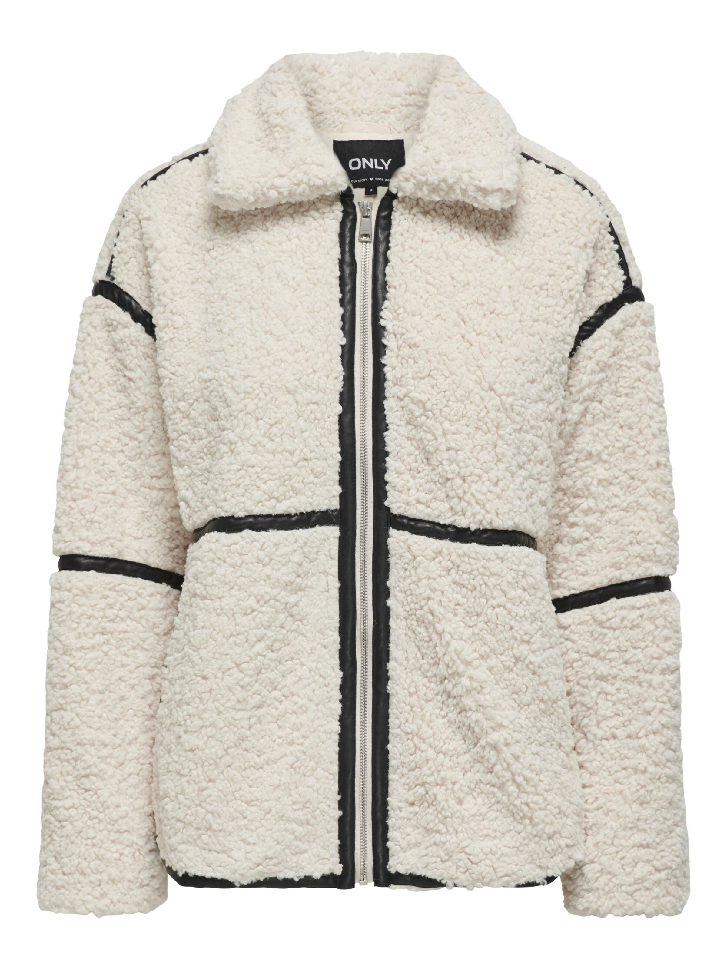 ONLY Winterjacke in Weiß: Vorderseite