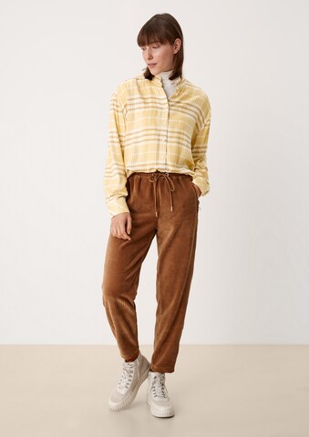 s.Oliver Blouse in Yellow