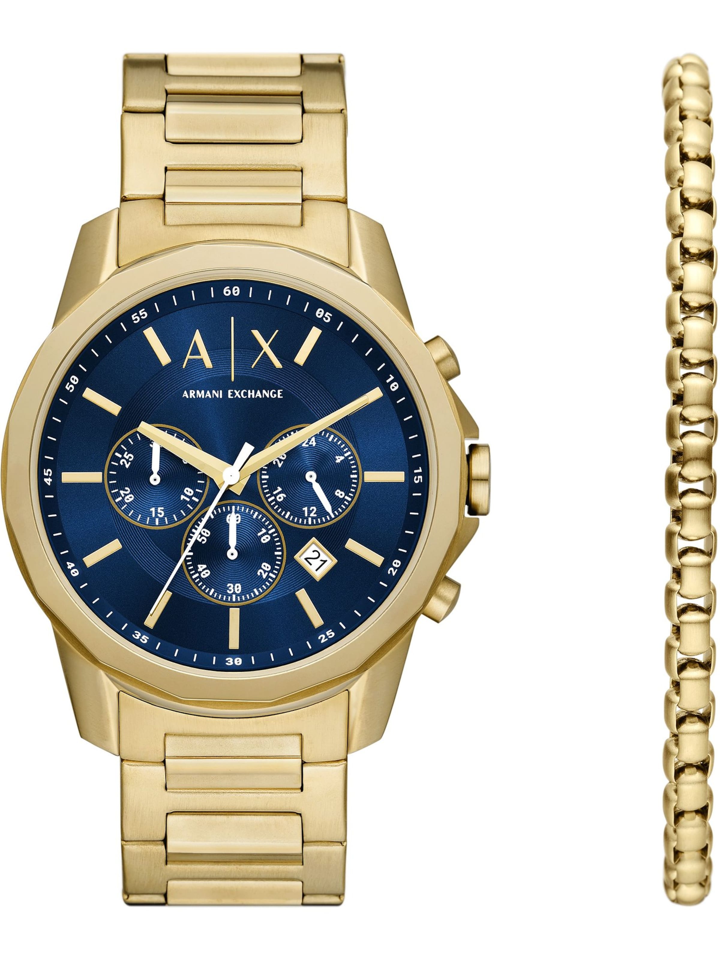 ARMANI EXCHANGE - Relógios analógicos em ouro: frente