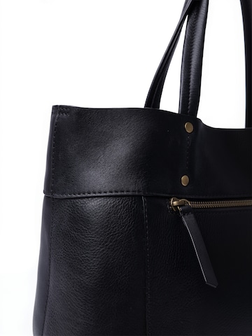 Cabas ' Sofie ' RE:DESIGNED en noir : sur le côté
