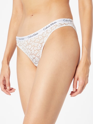 balta Calvin Klein Underwear Moteriškos kelnaitės: priekis