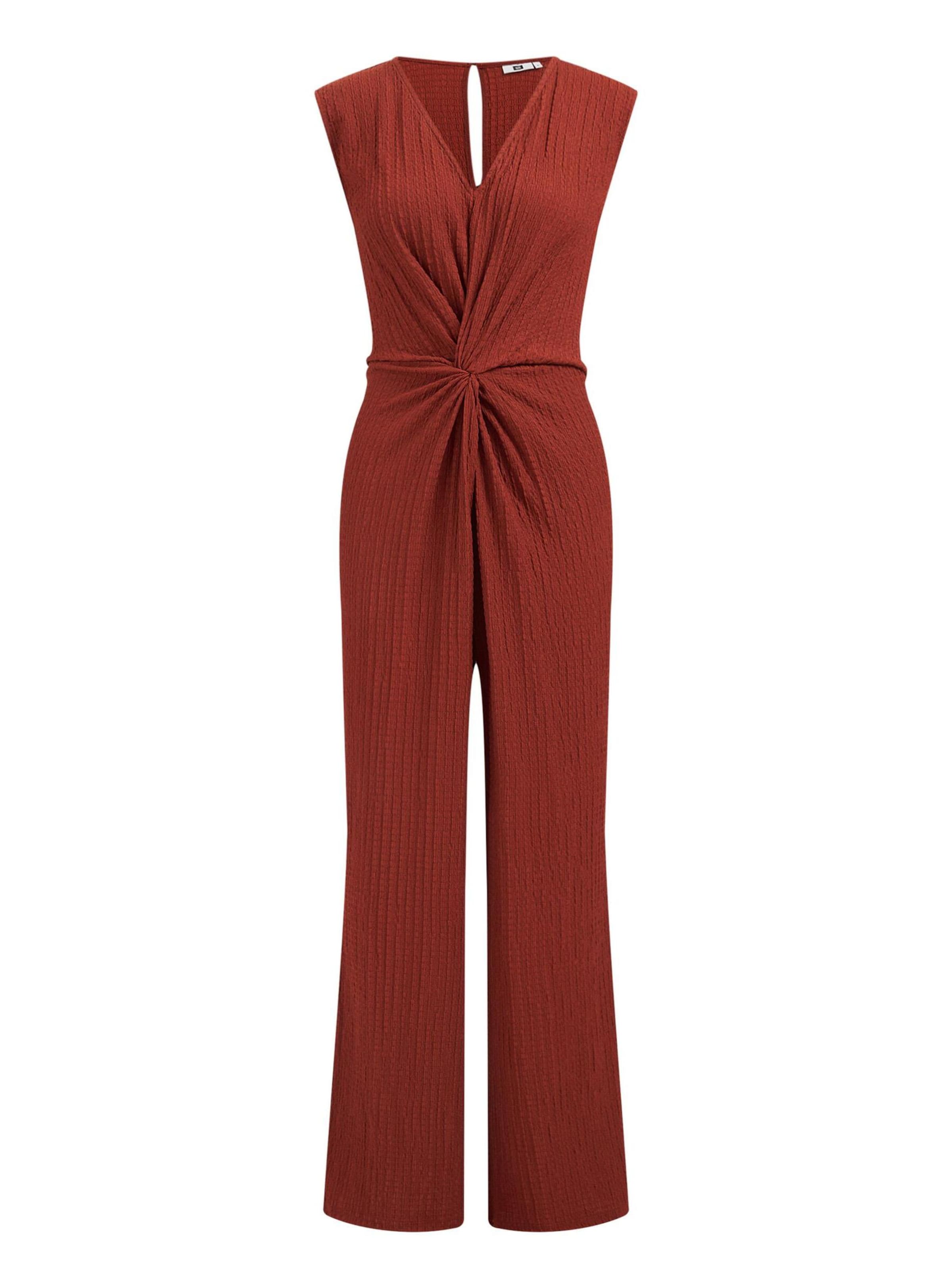 WE Fashion Гащеризон в кафяво: отпред