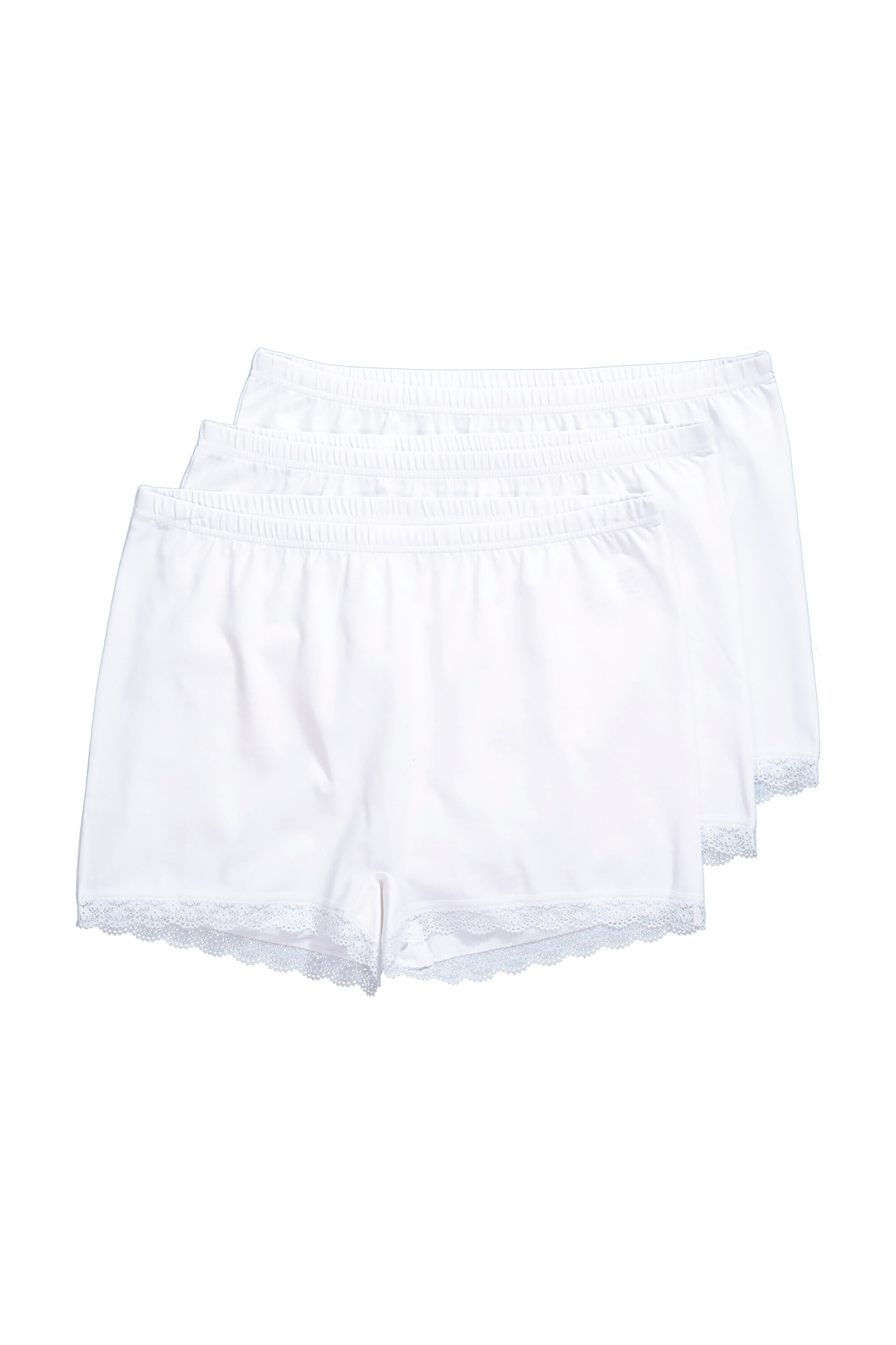 Ulla Popken Broekje in Wit: voorkant