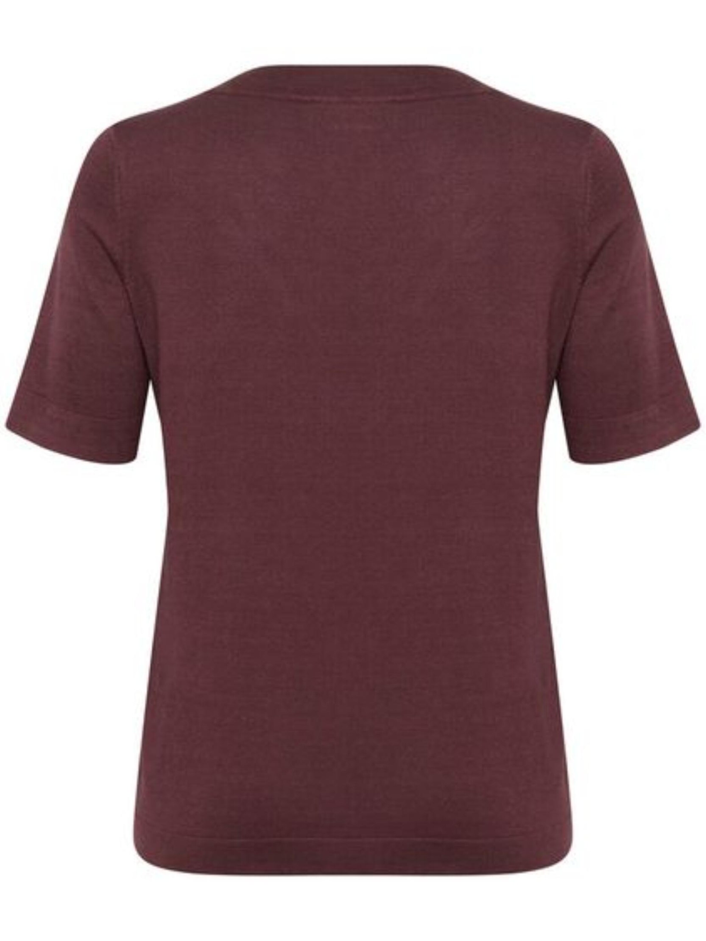 KAFFE CURVE - Pullover 'Lizzy' em vermelho