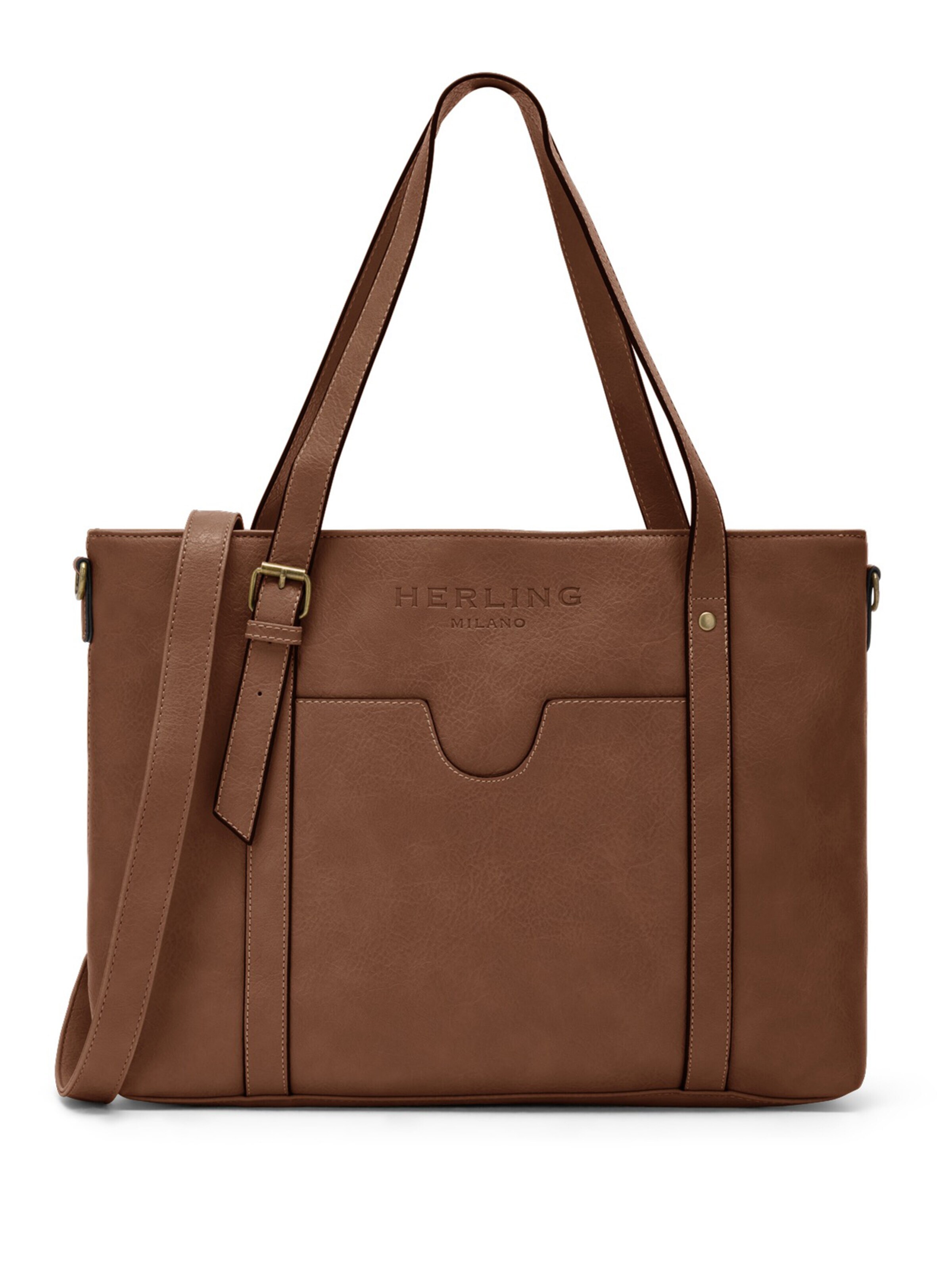 Herling Shopper 'Occam' in Brown: front