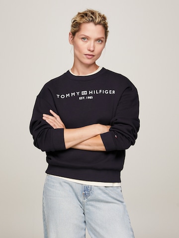 TOMMY HILFIGER Sweatshirt in Black: front