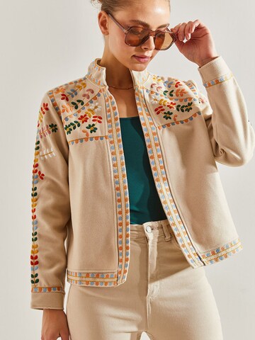 Bianco Lucci Between-season jacket in Beige