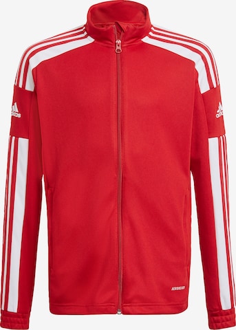 ADIDAS PERFORMANCE Sportjas 'Squadra 21' in Rood: voorkant