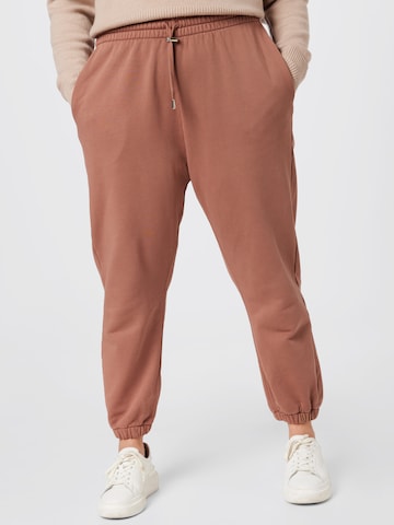 A LOT LESS Tapered Pants 'Ida' in Brown