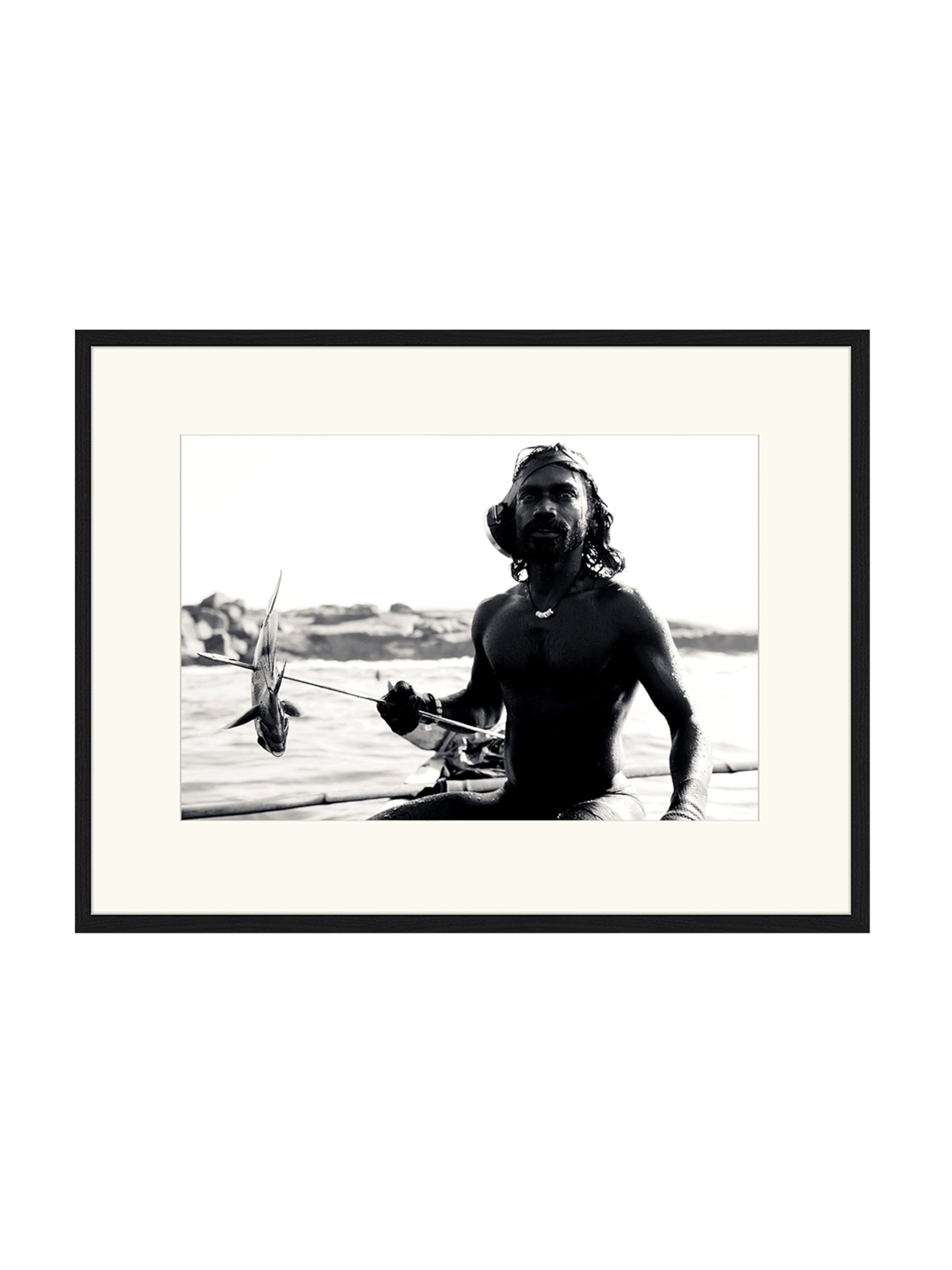 Liv Corday Image 'Fisherman' in Black: front