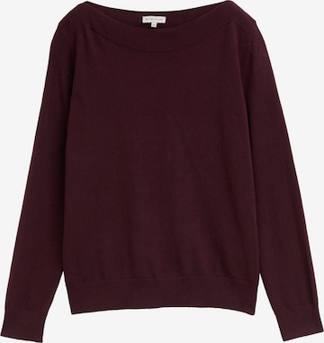 TOM TAILOR Sweater in Red: front