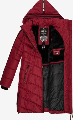 MARIKOO Winter coat 'Armasa' in Red