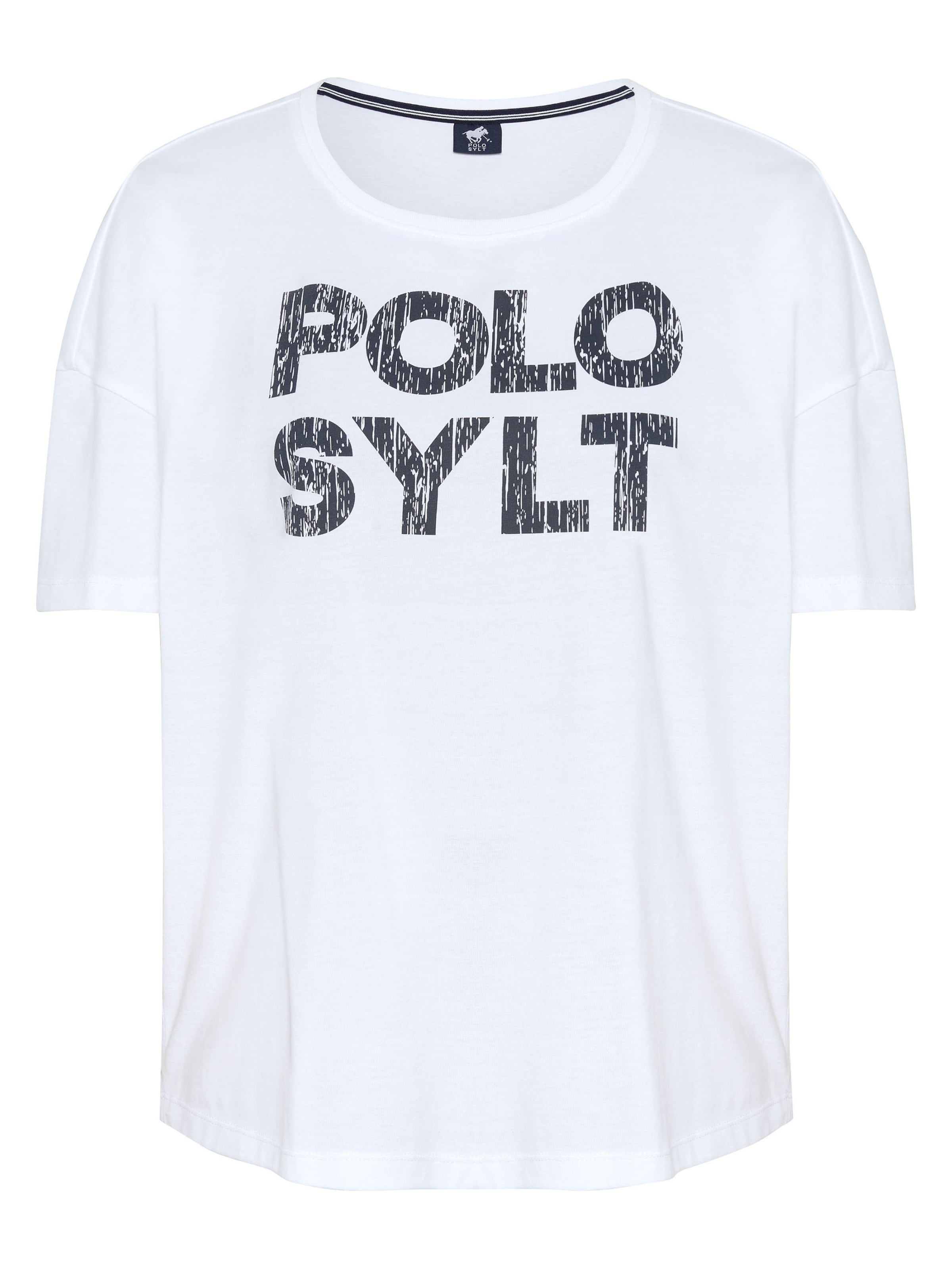 Polo Sylt Shirt in White: front