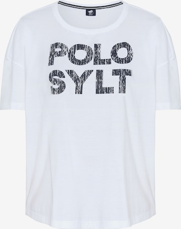 Polo Sylt Shirt in Weiß: Vorderseite