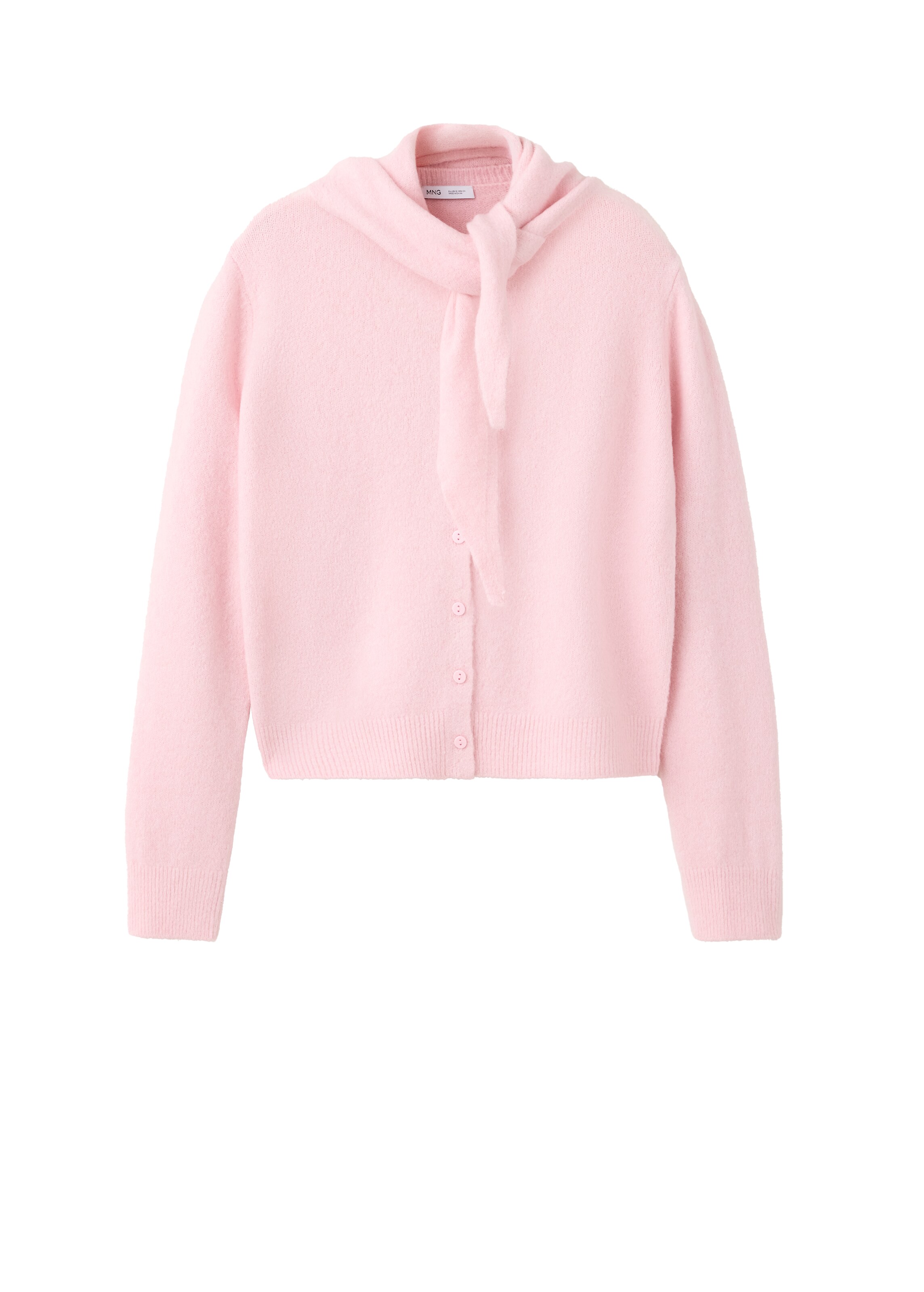 MANGO Strickjacke 'SEEDSUN' in Pink: Vorderseite