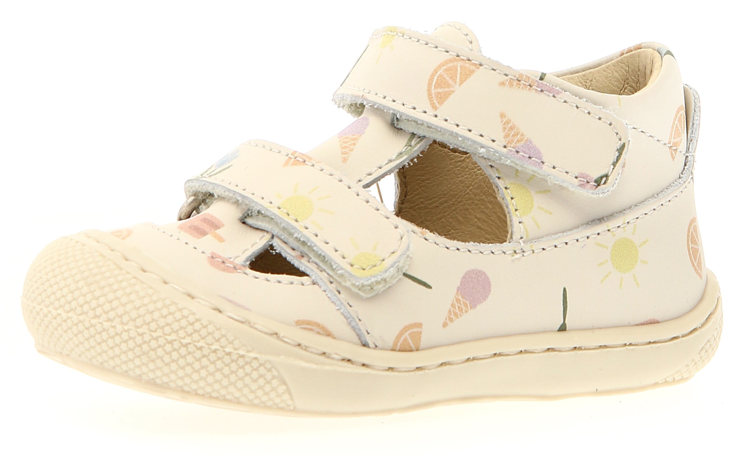 NATURINO Sandale in Gelb: Vorderseite