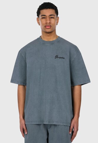 Dropsize T-shirt 'Mindset' i grå: framsida