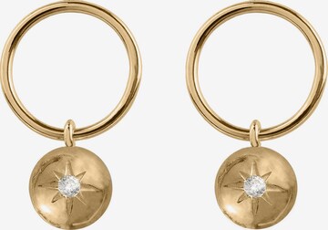 Jacques Lemans Earrings in Gold: front