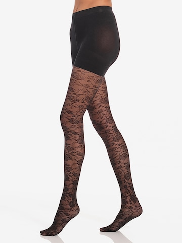 Ștrampeni fini de la MAGIC Bodyfashion pe negru: față