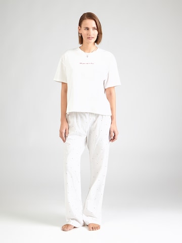 Pyjama Hunkemöller en beige : devant