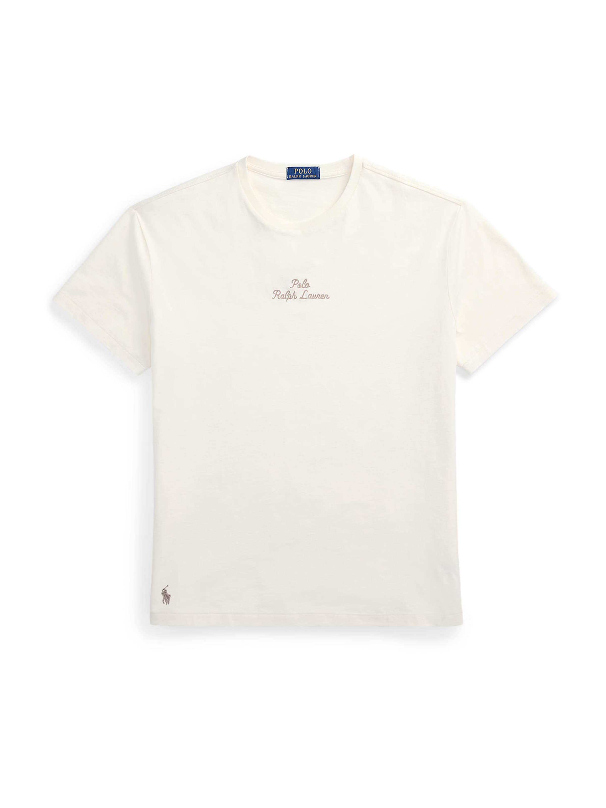 Polo Ralph Lauren Тениска в бежово: отпред