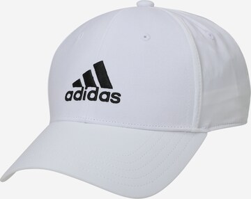 ADIDAS SPORTSWEAR Sportshætte 'Embroidered Logo Lightweight' i hvid