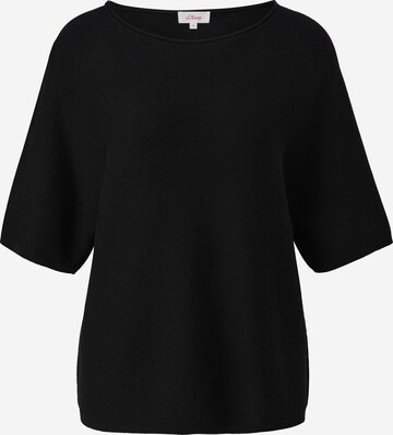 Pull-over s.Oliver en noir : devant