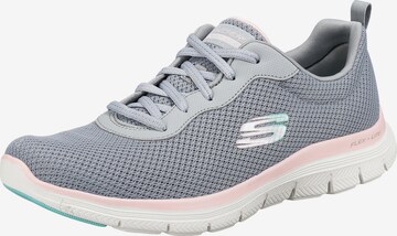 SKECHERS Tenisky 'Flex Appeal 4.0' – šedá: přední strana