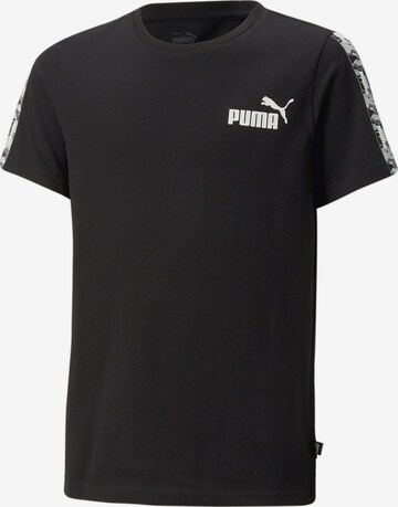 T-Shirt PUMA en noir : devant