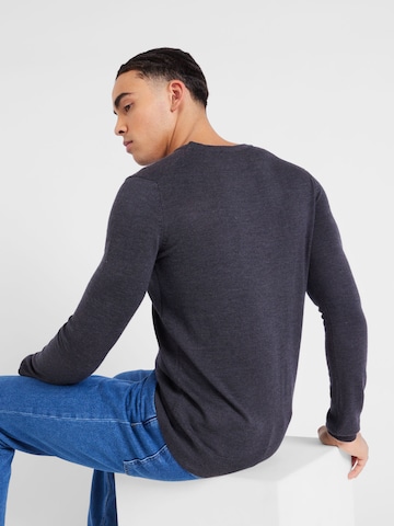 HUGO Sweater 'San Vredo' in Grey