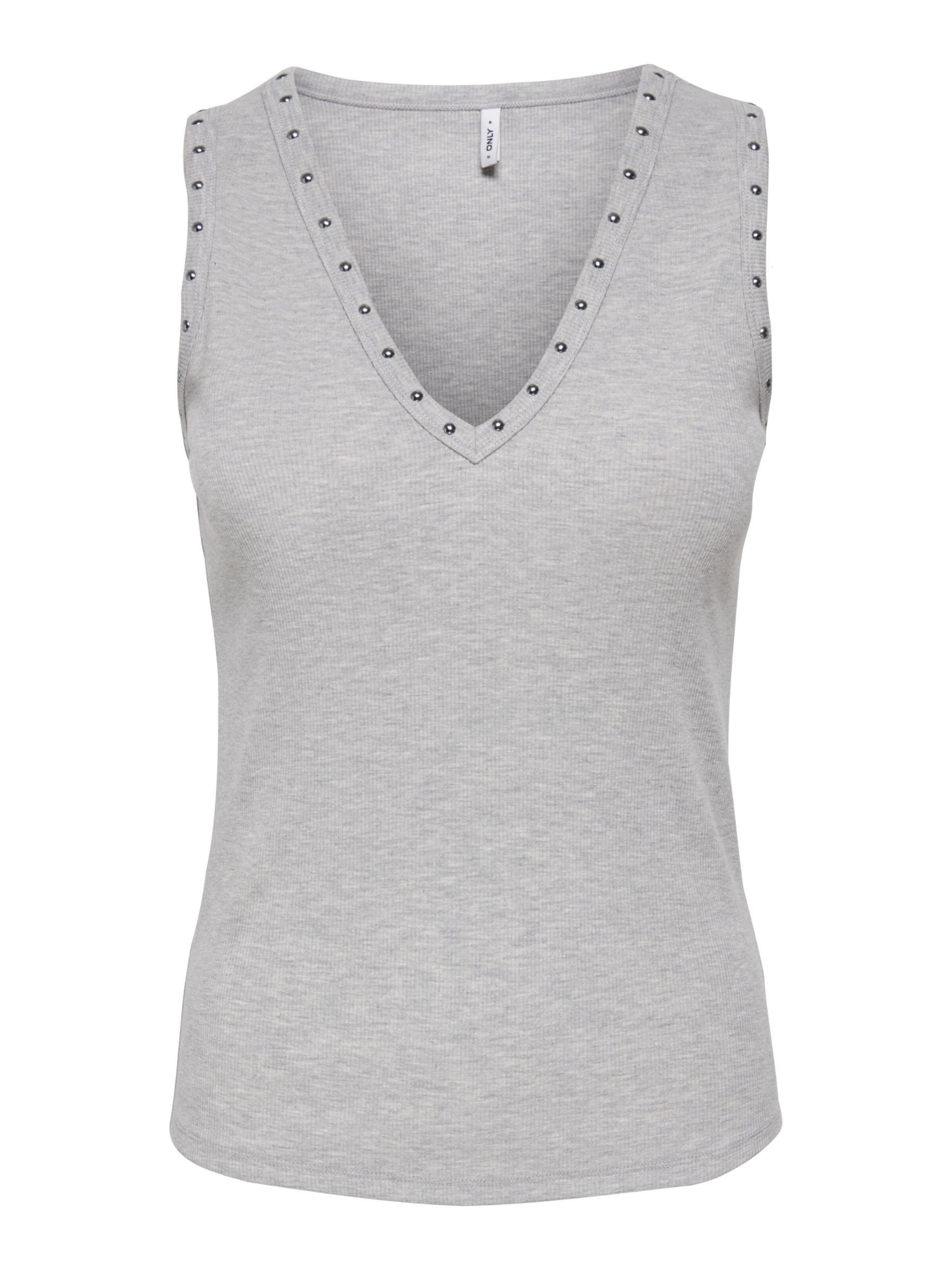 ONLY Haut 'ONLRock' en XS en gris, Vue avec produit