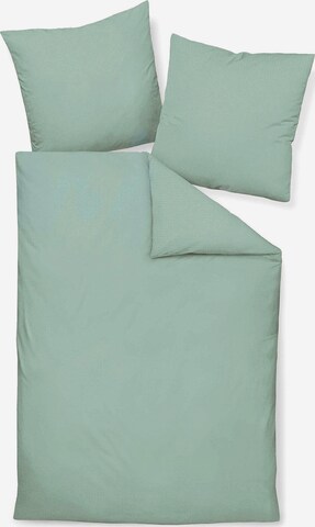 JANINE Duvet Cover in Green: front