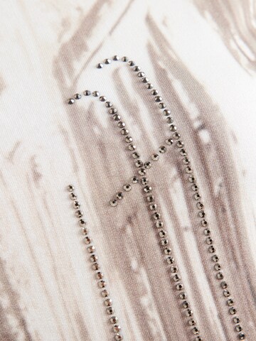 T-shirt monari en marron